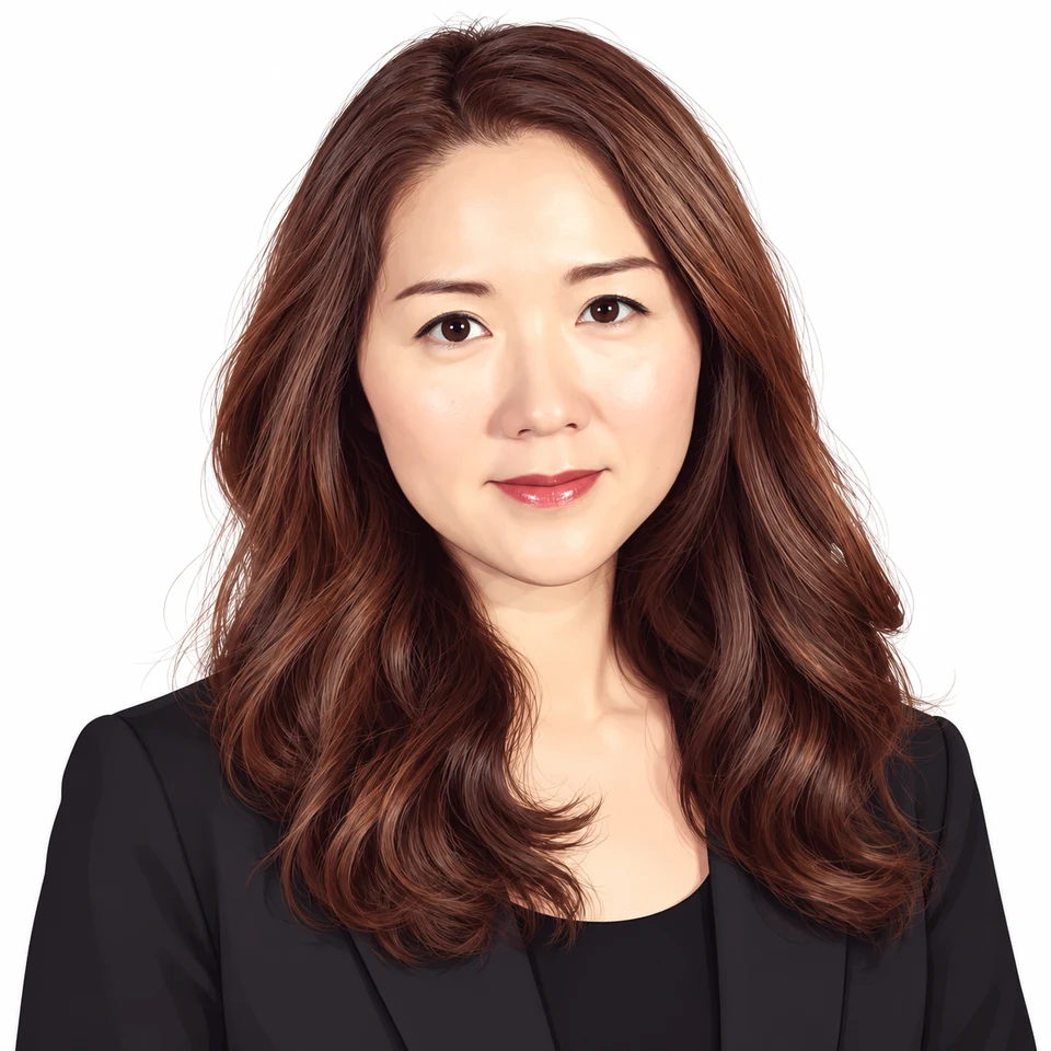 Illustrated portrait of Lin Qiao