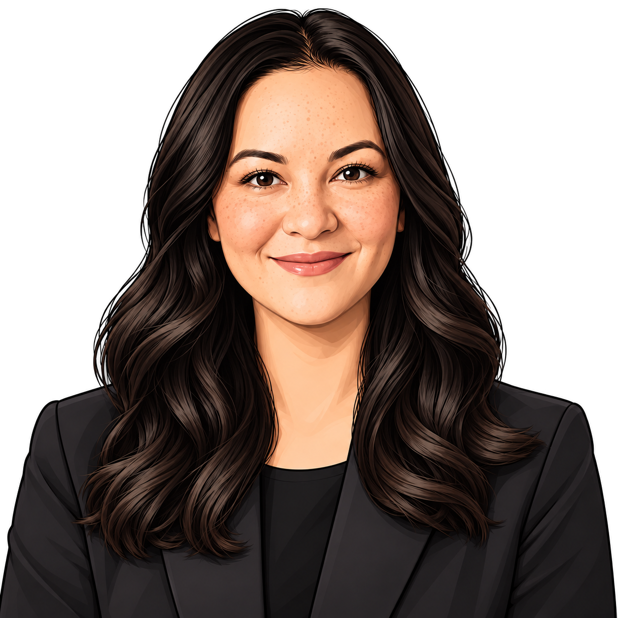 Illustrated portrait of Minna Song